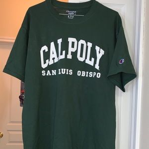 Champion Men T-Shirt Sz Lrg. “Cal Poly University”